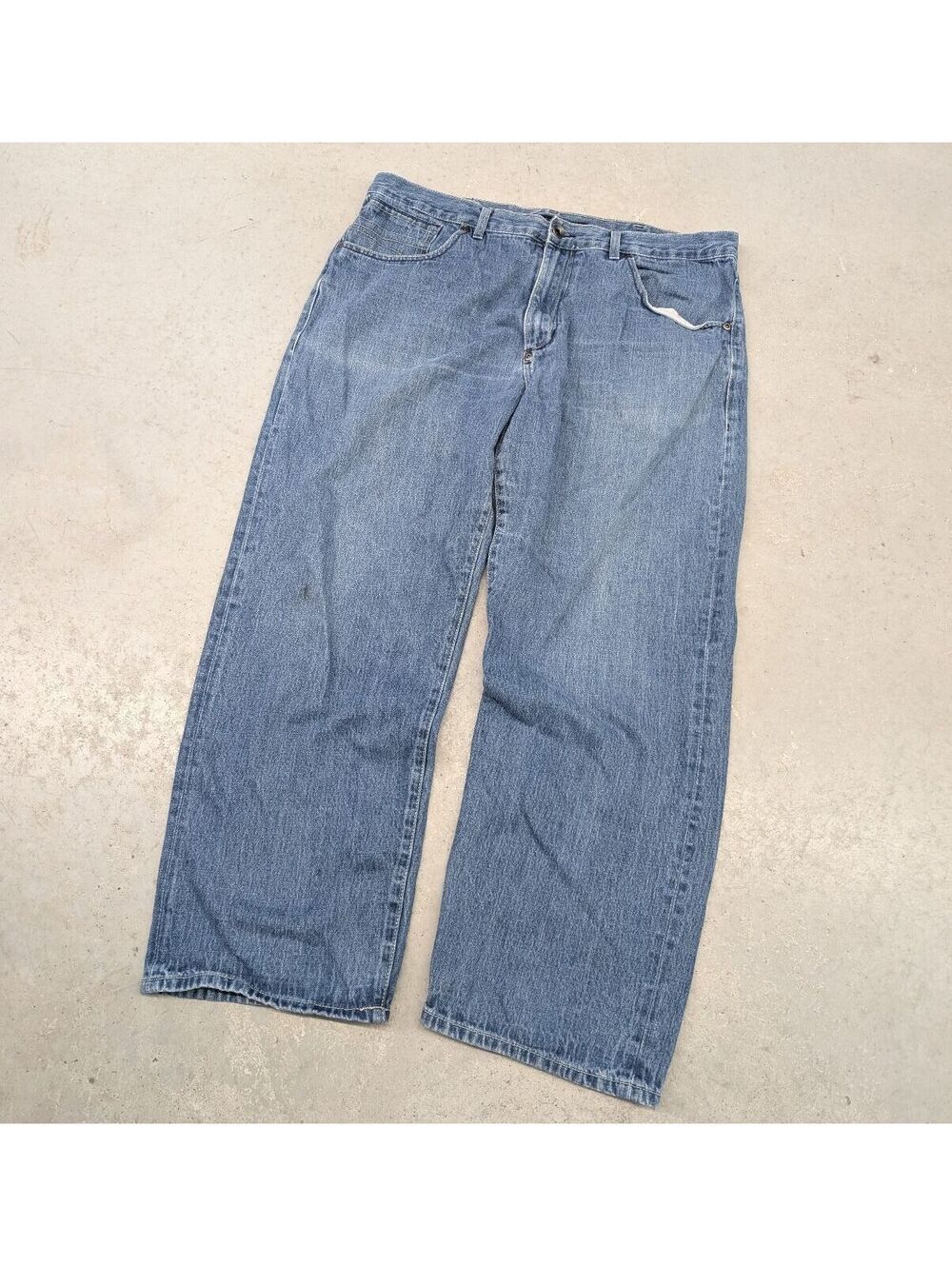 Y2K Sean John Baggy Wide Leg Blue Denim Jeans